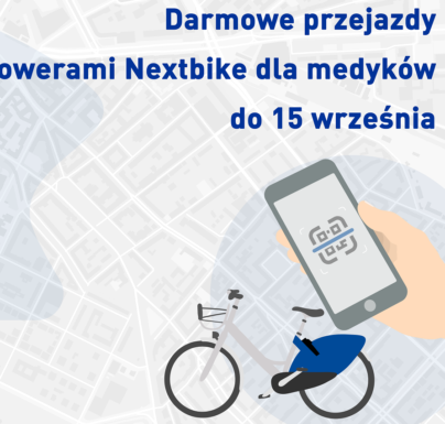 Darmowe przejazdy rowerami Nextbike dla medyków do połowy września!